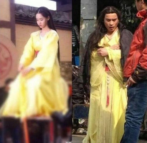 《武神趙子龍》潤娥與替身 《武神趙子龍》潤娥與替身