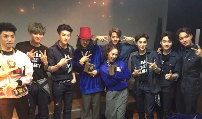 EXO-K、Tiger JK、尹美萊