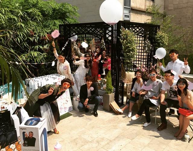 好友為地成、李寶英舉辦 Baby Shower 派對