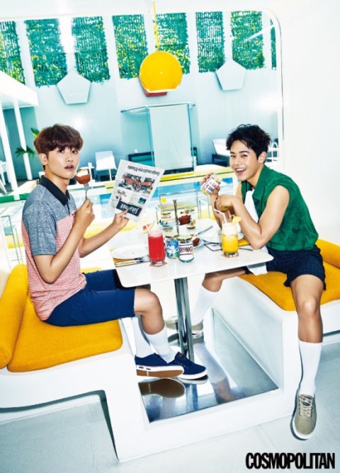 炯植、桐俊 Cosmopolitan 畫報