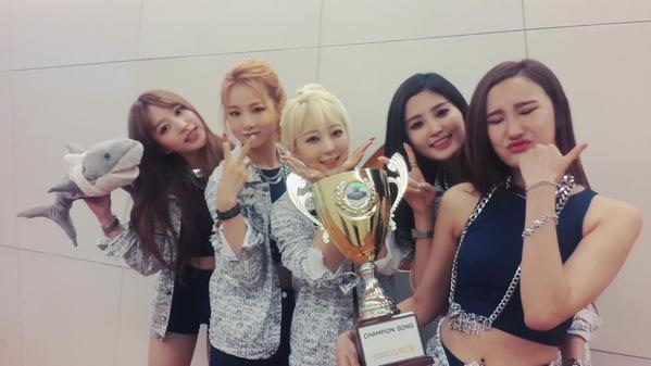 EXID《Show Champion》一位 (4/29)