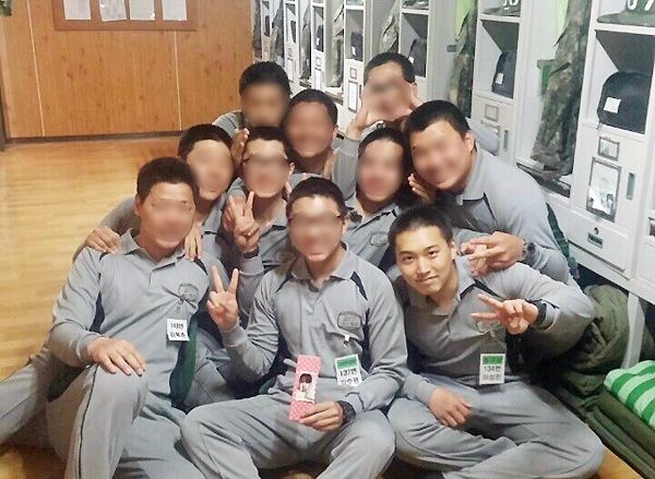 晟敏 軍中同期合照