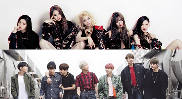 EXID、BTS 防彈少年團