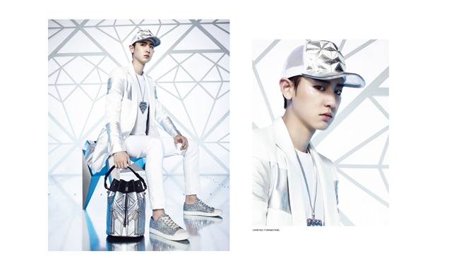 Chan Yeol 的 MCM BIONIC SERIES 代言照