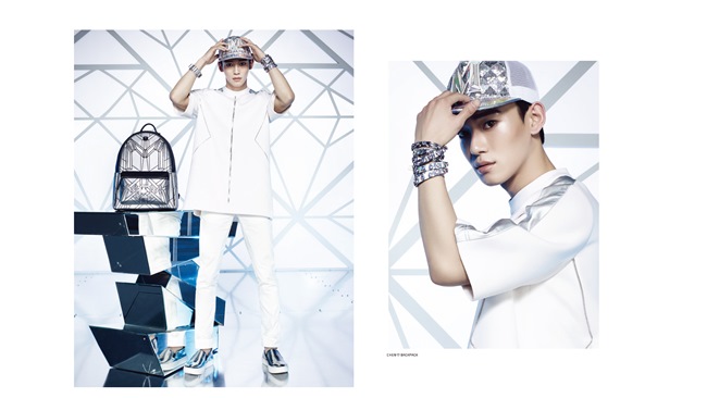 CHEN 的 MCM BIONIC SERIES 代言照