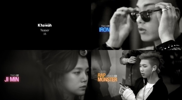 IRON、智珉、Rap Monster K'hawah 廣告預告