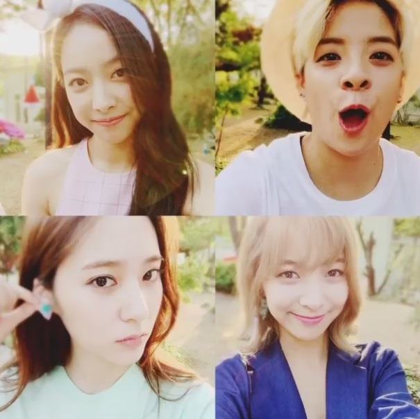 Victoria、Luna、Amber、Krystal