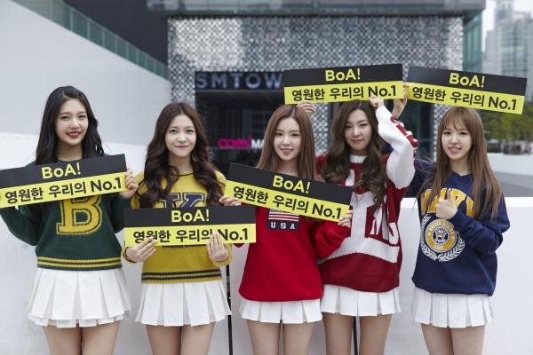 Red Velvet 為 BoA 應援