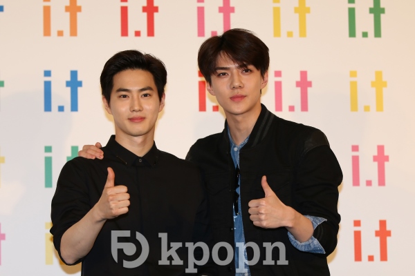 EXO Su Ho、世勳@香港 I.T 開幕式