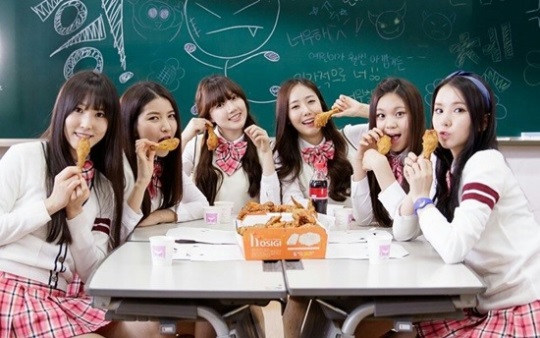 GFRIEND《好吃的兩隻炸雞》代言照