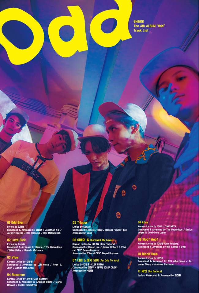 SHINee《Odd》曲目表 SHINee《Odd》曲目表