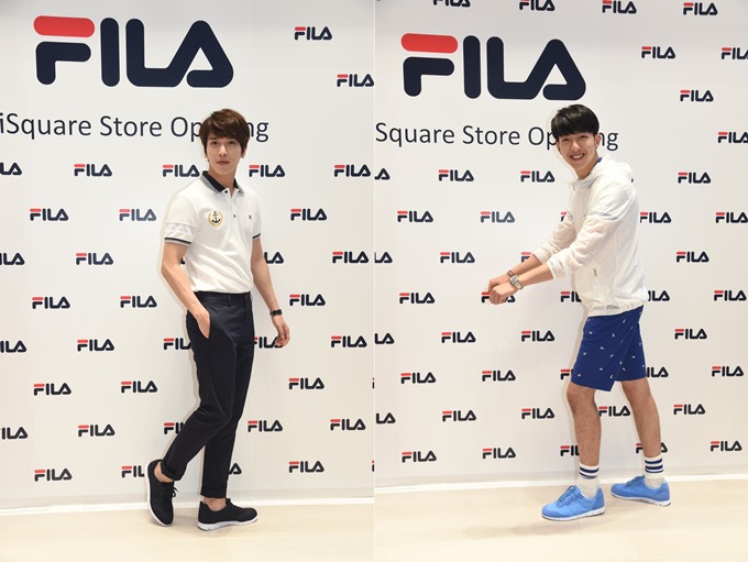 容和、正信參加 FILA 剪綵 容和、正信參加 FILA 剪綵