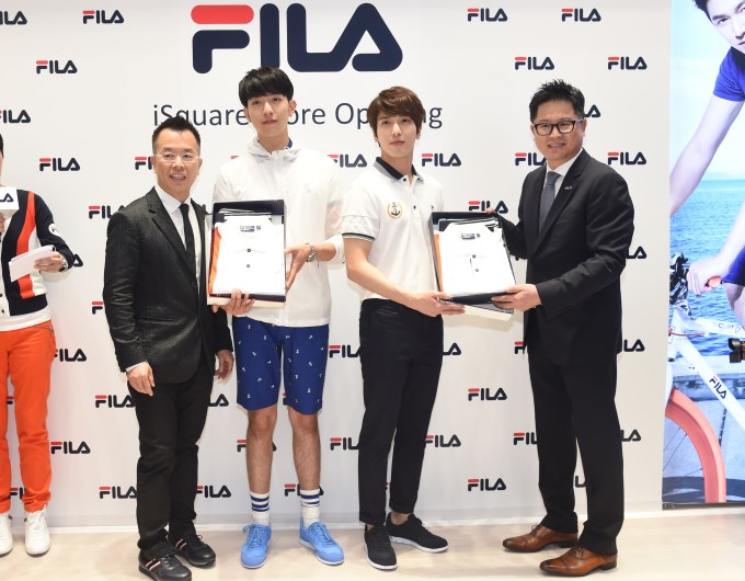 容和、正信參加 FILA 剪綵 容和、正信參加 FILA 剪綵