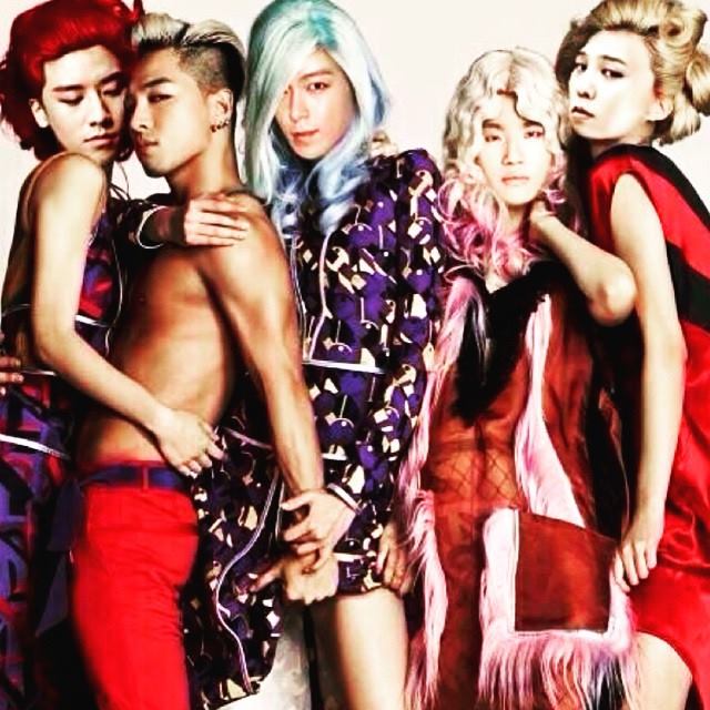 G-Dragon 分享 BIGBANG 惡搞照 G-Dragon 分享 BIGBANG 惡搞照