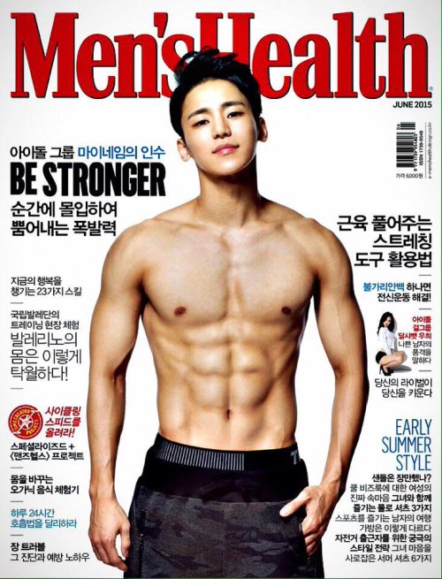 仁秀《Men's Health》封面