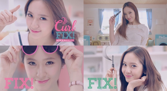 Krystal《Etude House》廣告截圖