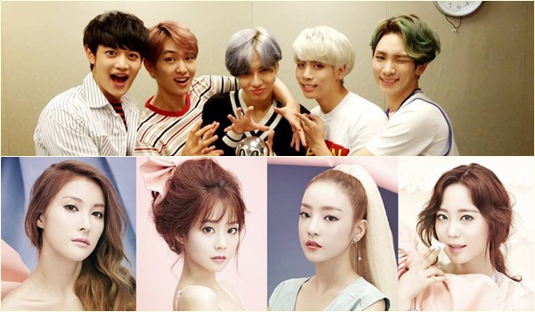 SHINee、KARA