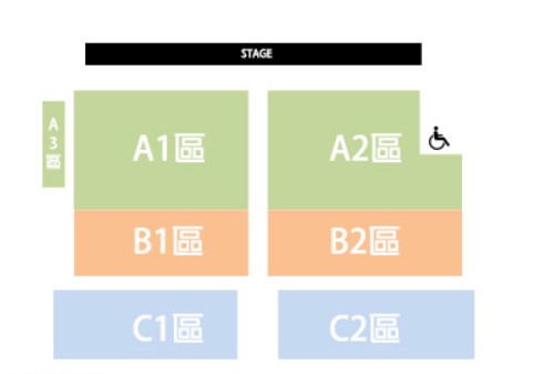 宋再臨粉絲見面會座位圖 (台灣)