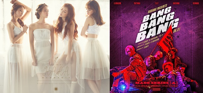 BIGBANG、KARA