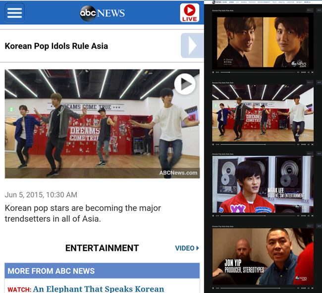 S.M. Entertainment 造星機制獲 ABC News 稱讚 S.M. Entertainment 造星機制獲 ABC News 稱讚