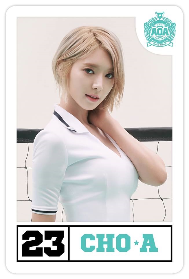 AOA《Heart Attack》概念照：草娥