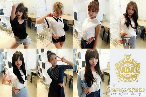 AOA「反手摸肚臍」