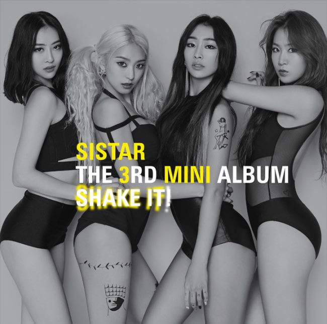 SISTAR《Shake It》概念照封面