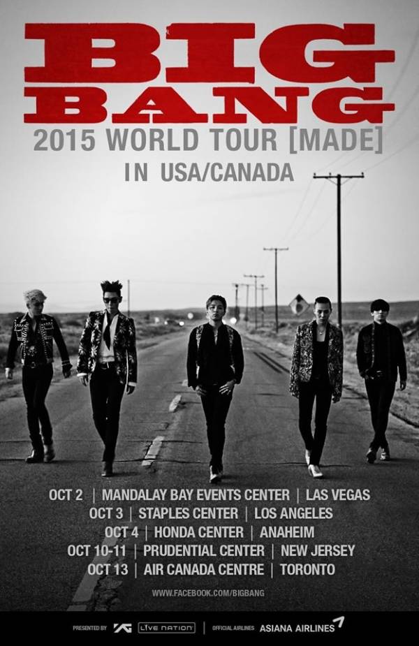 BIGBANG《MADE》演唱會海報 @ 美國、加拿大 BIGBANG《MADE》演唱會海報 @ 美國、加拿大