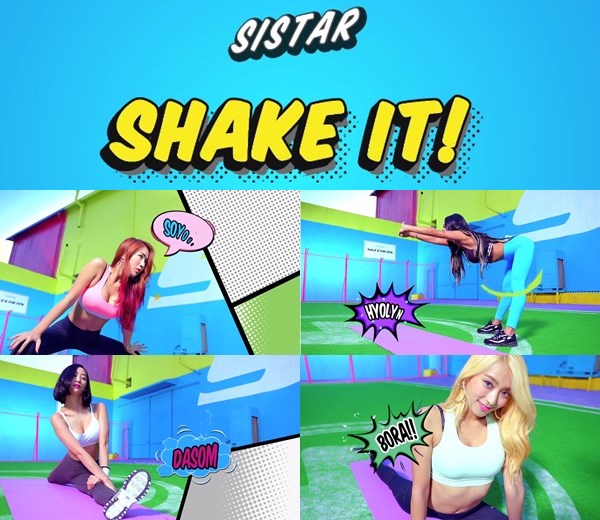 SISTAR《Shake It》預告 @ 截圖