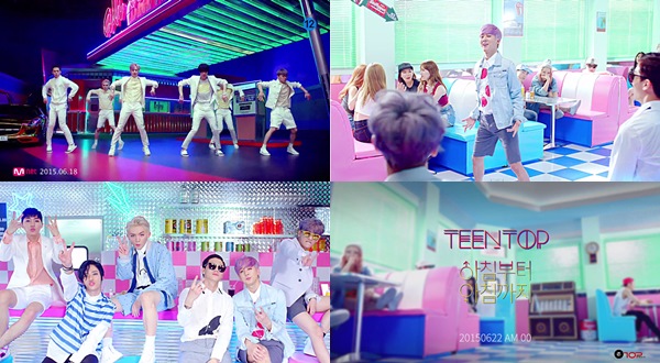 TEEN TOP《ah-ah》預告截圖