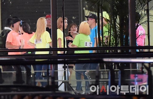 少女時代《Running Man》側拍 少女時代《Running Man》側拍