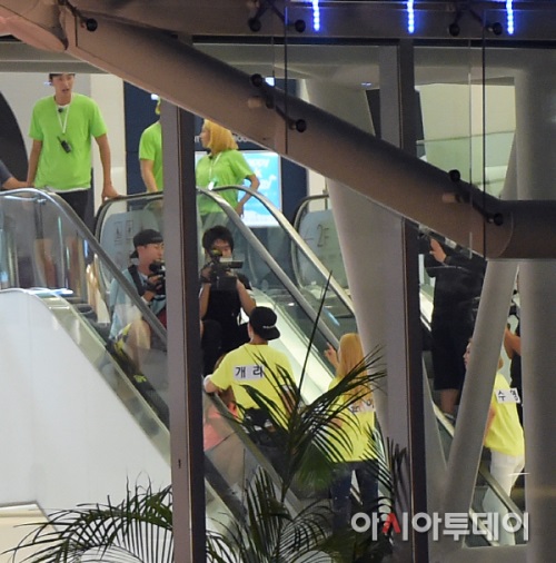 少女時代《Running Man》側拍 少女時代《Running Man》側拍