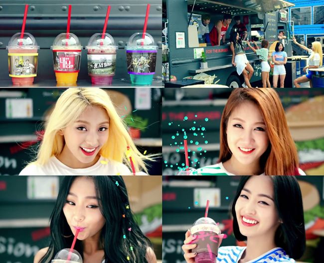 SISTAR、MONSTA X 拍 KBS2 節目廣告 SISTAR、MONSTA X 拍 KBS2 節目廣告