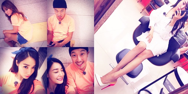 Tiffany 《Running Man》花絮照 (feat. HaHa、Yuri)