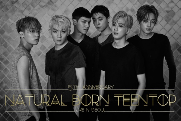 TEEN TOP《NATURAL BORN》演唱會海報