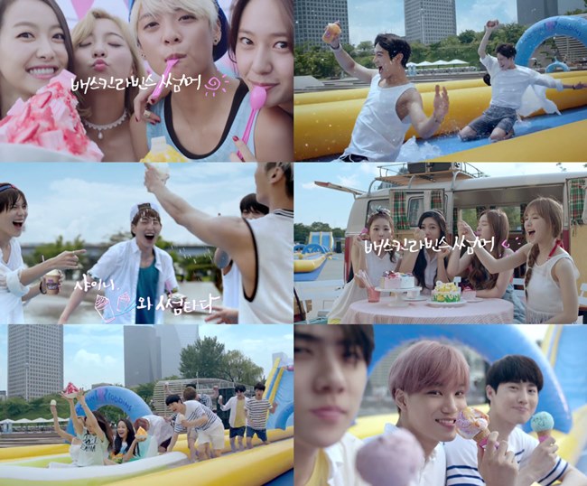 SHINee、f(x)、EXO-K、Red Velvet (Baskin Robbins CF)
