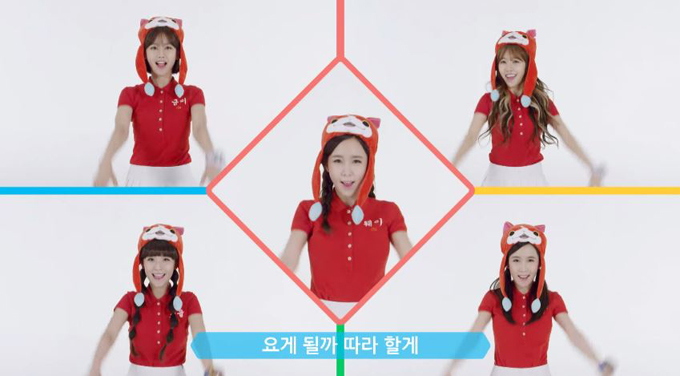 Crayon pop　跳妖怪體操
