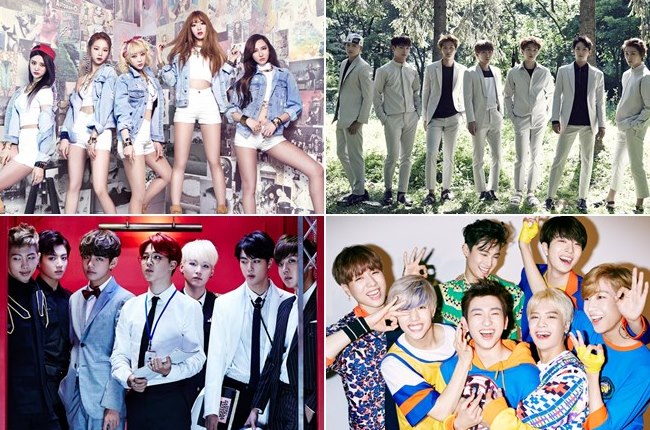 EXID、BTOB、BTS 防彈少年團、GOT7