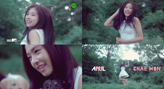 April 成員 CHAE WON 