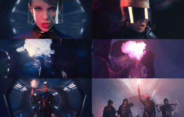 Taylor Swift、2NE1 MV對照圖