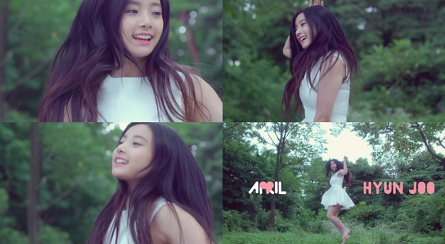 April 成員 HYUN JOO