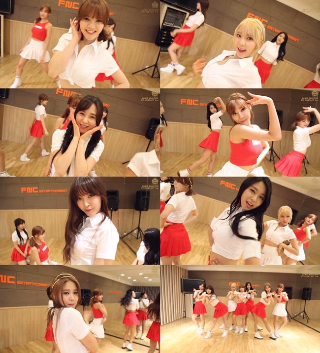 AOA《Heart Attack》對眼練習版 MV