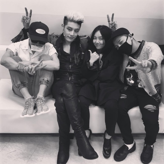 G-Dragon、太陽、SE7EN (G-Dragon IG)