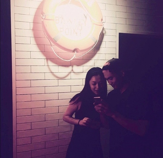 Sulli、Choiza 約會照