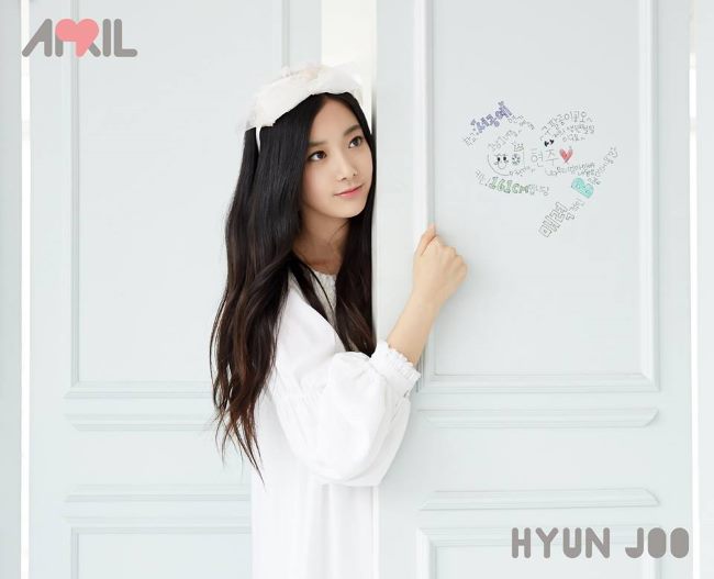 April 成員：HYUN JOO