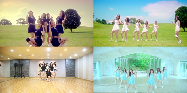 GFRIEND 《Me Gustas Tu》舞蹈、練習室版截圖