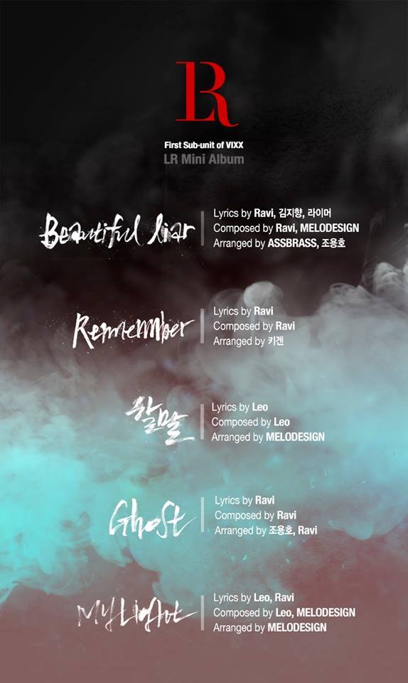 LR《Beautiful Liar》曲目表 LR《Beautiful Liar》曲目表