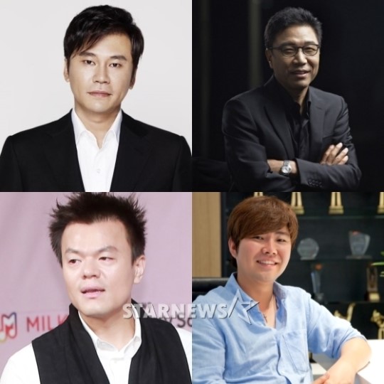 YG&SM&JYP&FNC 公司社長 YG&SM&JYP&FNC 公司社長