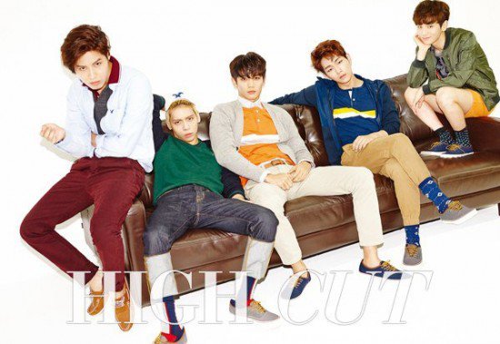 SHINee HIGH CUT 畫報