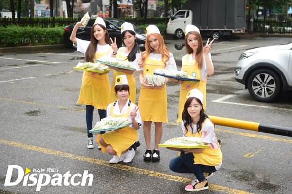 T-ara《音樂銀行》送餐點 T-ara《音樂銀行》送餐點